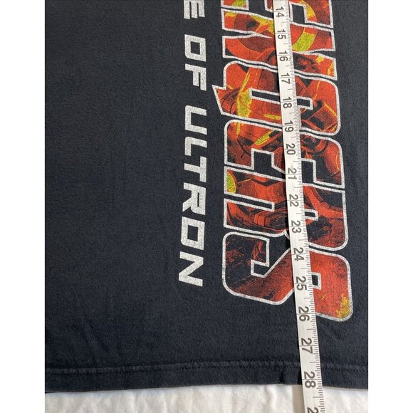 Large Black Marvel Avengers Age Of Ultron Short Sleeve T-Shirt - Picture 4 of 6